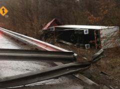I-70 Overturned Truck 2 I-70 Overturned Truck 2