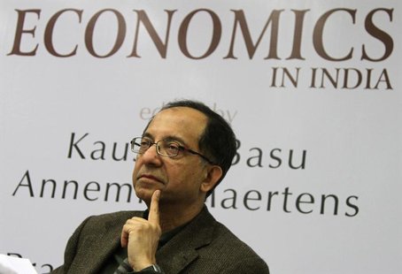 Kaushik Basu speaks during the book release "The New Oxford Companion to Economics in India" edited by Basu and Annemie Maertens, in New Del Kaushik Basu speaks during the book release "The New Oxford Companion to Economics in India" edited by Basu and Annemie Maertens, in New Del