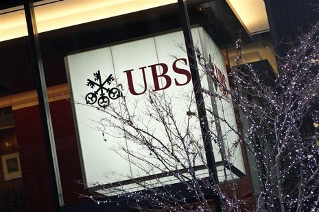 The offices of Swiss bank UBS are seen in New York December 19, 2012. REUTERS/Andrew Burton The offices of Swiss bank UBS are seen in New York December 19, 2012. REUTERS/Andrew Burton