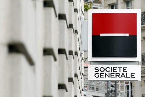 General view of the logo outside a branch of French bank Societe Generale in Paris September 13, 2011. REUTERS/Charles Platiau General view of the logo outside a branch of French bank Societe Generale in Paris September 13, 2011. REUTERS/Charles Platiau