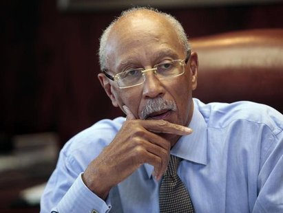 City of Detroit Mayor Dave Bing talks about the future of the city during an interview in his office in Detroit, Michigan February 5, 2013. City of Detroit Mayor Dave Bing talks about the future of the city during an interview in his office in Detroit, Michigan February 5, 2013.