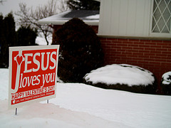 Signs are up in a south side neighborhood Signs are up in a south side neighborhood