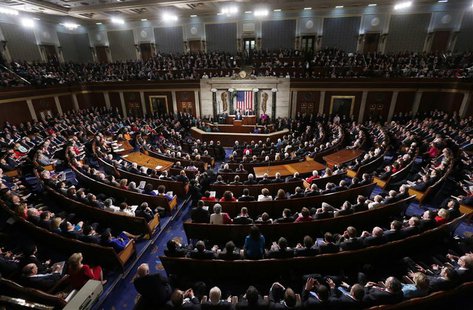 U.S. President Barack Obama delivers his State of the Union speech on Capitol Hill in Washington, February 12, 2013. REUTERS/Kevin Lamarque U.S. President Barack Obama delivers his State of the Union speech on Capitol Hill in Washington, February 12, 2013. REUTERS/Kevin Lamarque