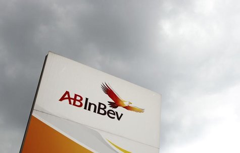 View of Anheuser-Busch InBev logo outside the brewery headquarters in Leuven June 25, 2012. REUTERS/Francois Lenoir View of Anheuser-Busch InBev logo outside the brewery headquarters in Leuven June 25, 2012. REUTERS/Francois Lenoir