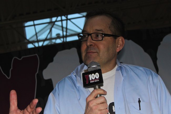 Dr. Pete of Northstar Dental, our 6am and 7am Angel of the Hour(s). He also brought in a $1,000 check.