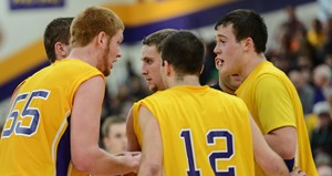 UW Stevens Point Men's Basketball vs. Stout 2/13/13. Photo courtesy UWSP Athletic Department
UW Stevens Point Men's Basketball vs. Stout 2/13/13. Photo courtesy UWSP Athletic Department