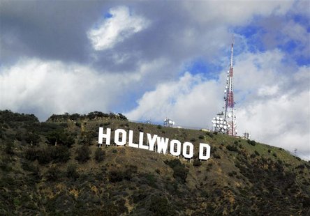 A view of the Hollywood sign in the Hollywood Hills in Hollywood, California in this December 13, 2009 file photo. REUTERS/Fred Prouser/File A view of the Hollywood sign in the Hollywood Hills in Hollywood, California in this December 13, 2009 file photo. REUTERS/Fred Prouser/File