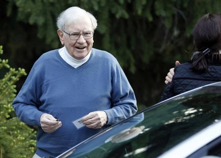 Warren Buffett attends the Allen & Co Media Conference in Sun Valley, Idaho July 12, 2012. REUTERS/Jim Urquhart Warren Buffett attends the Allen & Co Media Conference in Sun Valley, Idaho July 12, 2012. REUTERS/Jim Urquhart