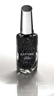 A bottle of nail polish by Azature, containing small, full cut diamonds, is shown in this handout photo released by Azature to Reuters Febru A bottle of nail polish by Azature, containing small, full cut diamonds, is shown in this handout photo released by Azature to Reuters Febru