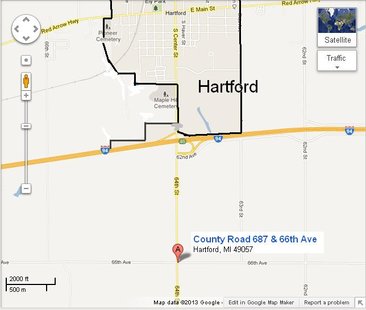 County Road 687 is also apparently identified as 64th Street on many maps. County Road 687 is also apparently identified as 64th Street on many maps.