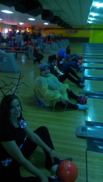 Silly bowling by Nikki :)