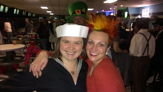 Bryan's wife sailor Addi and Heat Miser Nikki
