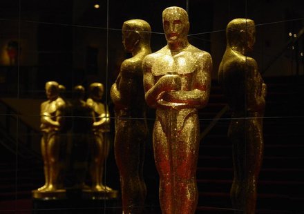 An Oscar statue is seen at the Academy of Motion Picture Arts and Sciences following the 85th Academy Awards nominee announcements in Beverl An Oscar statue is seen at the Academy of Motion Picture Arts and Sciences following the 85th Academy Awards nominee announcements in Beverl