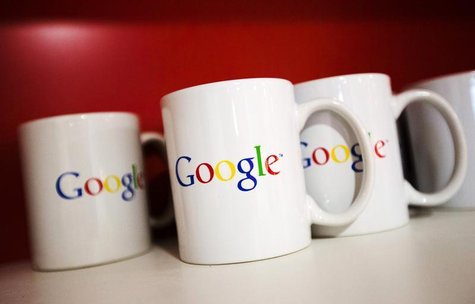 Coffee cups with Google logos are seen at the new Google office in Toronto, November 13, 2012. REUTERS/Mark Blinch Coffee cups with Google logos are seen at the new Google office in Toronto, November 13, 2012. REUTERS/Mark Blinch