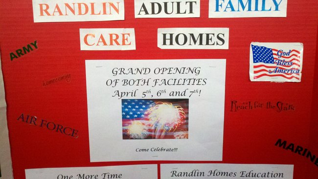 Randlin Homes booth at the Sports and Recreation Show at the Patriot Center in Rothschild.