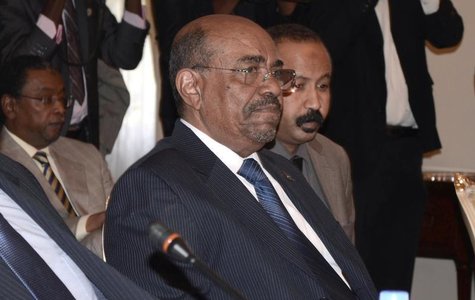 Sudan's President Omar Hassan al-Bashir attends a meeting with leaders from South Sudan at the National Palace in the Ethiopian capital Addi Sudan's President Omar Hassan al-Bashir attends a meeting with leaders from South Sudan at the National Palace in the Ethiopian capital Addi