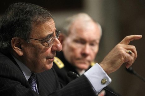 U.S. Secretary of Defense Leon Panetta (L) and U.S. Army General Martin Dempsey, the Chairman of the Joint Chiefs of Staff, testify on the D U.S. Secretary of Defense Leon Panetta (L) and U.S. Army General Martin Dempsey, the Chairman of the Joint Chiefs of Staff, testify on the D