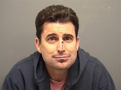 Darien, Connecticut, Police handout photograph shows WCBS news anchor Rob Morrison who was charged with felony strangulation, second-degree Darien, Connecticut, Police handout photograph shows WCBS news anchor Rob Morrison who was charged with felony strangulation, second-degree