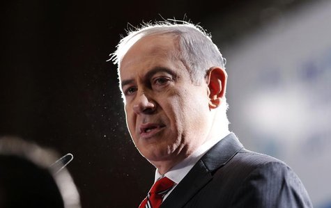 Israel's Prime Minister Benjamin Netanyahu addresses a meeting of the Jewish Agency's Board of Governors in Jerusalem February 18, 2013. REU Israel's Prime Minister Benjamin Netanyahu addresses a meeting of the Jewish Agency's Board of Governors in Jerusalem February 18, 2013. REU