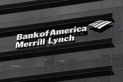 A Bank of America Merrill Lynch sign is seen on a building that houses its offices in Singapore May 17, 2012. REUTERS/Tim Chong A Bank of America Merrill Lynch sign is seen on a building that houses its offices in Singapore May 17, 2012. REUTERS/Tim Chong