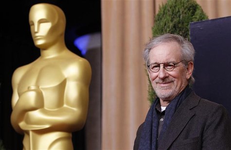 Director Steven Spielberg, nominated for best picture and best director for "Lincoln", arrives at the 85th Academy Awards nominees luncheon Director Steven Spielberg, nominated for best picture and best director for "Lincoln", arrives at the 85th Academy Awards nominees luncheon