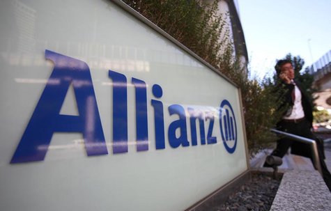 A logo of Europe's biggest insurer Allianz is pictured in Tokyo October 19, 2012. REUTERS/Yuriko Nakao A logo of Europe's biggest insurer Allianz is pictured in Tokyo October 19, 2012. REUTERS/Yuriko Nakao