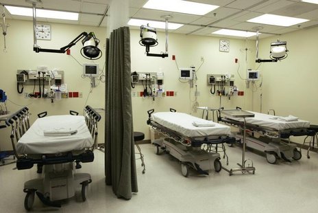 Hospital beds in a file photo. REUTERS/Lee Celano Hospital beds in a file photo. REUTERS/Lee Celano