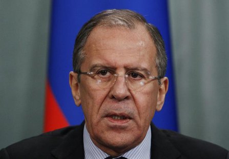Russian Foreign Minister Sergei Lavrov speaks at a news conference after a meeting of the Russia-Arab cooperation forum in Moscow February 2 Russian Foreign Minister Sergei Lavrov speaks at a news conference after a meeting of the Russia-Arab cooperation forum in Moscow February 2