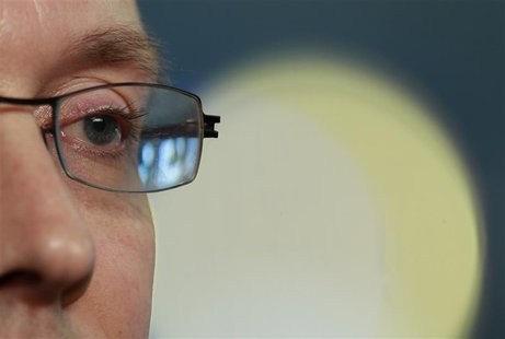 European Central Bank (ECB) Executive Board member Joerg Asmussen attends an interview with Reuters in Berlin, February 22, 2013. REUTERS/Pa European Central Bank (ECB) Executive Board member Joerg Asmussen attends an interview with Reuters in Berlin, February 22, 2013. REUTERS/Pa