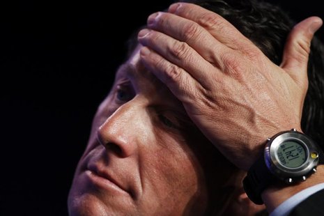 Lance Armstrong, founder of the LIVESTRONG foundation, takes part in a special session regarding cancer in the developing world during the C Lance Armstrong, founder of the LIVESTRONG foundation, takes part in a special session regarding cancer in the developing world during the C