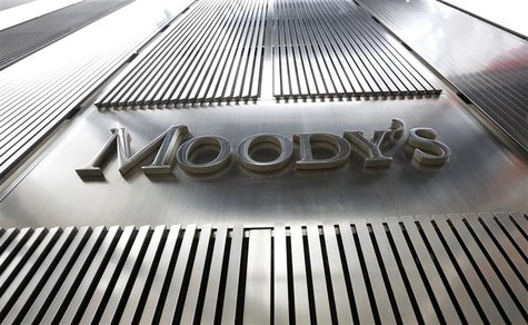A Moody's sign is displayed on 7 World Trade Center, the company's corporate headquarters in New York, February 6, 2013. REUTERS/Brendan McD A Moody's sign is displayed on 7 World Trade Center, the company's corporate headquarters in New York, February 6, 2013. REUTERS/Brendan McD