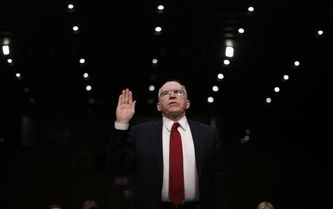 Deputy National Security Adviser John Brennan is sworn in to testify before a Senate Intelligence Committee hearing on his nomination to be Deputy National Security Adviser John Brennan is sworn in to testify before a Senate Intelligence Committee hearing on his nomination to be