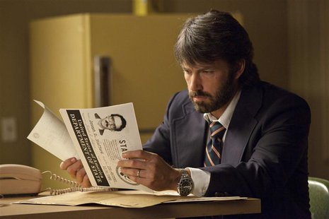 Actor Ben Affleck is shown in a scene from his film "Argo" in this publicity photo released to Reuters February 21, 2013. REUTERS/Claire Fol Actor Ben Affleck is shown in a scene from his film "Argo" in this publicity photo released to Reuters February 21, 2013. REUTERS/Claire Fol