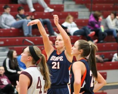 Hope College's Courtney Kust (photo courtesy Hope College) Hope College's Courtney Kust (photo courtesy Hope College)
