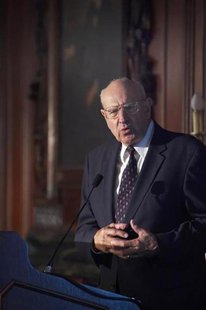 Former U.S ambassador Thomas Pickering speaks at the International Economic Alliance Global Investment Symposium in New York September 24, 2 Former U.S ambassador Thomas Pickering speaks at the International Economic Alliance Global Investment Symposium in New York September 24, 2