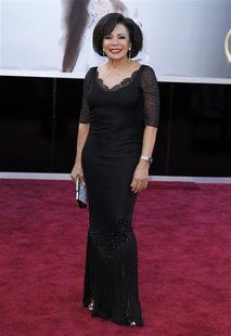 Dame Shirley Bassey arrives at the 85th Academy Awards in Hollywood, California February 24, 2013. REUTERS/Lucas Jackson Dame Shirley Bassey arrives at the 85th Academy Awards in Hollywood, California February 24, 2013. REUTERS/Lucas Jackson