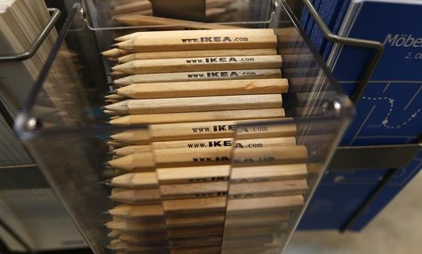 Pencils are photographed in IKEA shop in Taufkirchen near Munich January 22, 2013. REUTERS/Michael Dalder Pencils are photographed in IKEA shop in Taufkirchen near Munich January 22, 2013. REUTERS/Michael Dalder