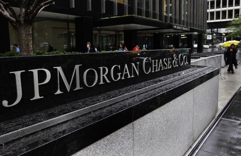 The entrance to JPMorgan Chase's international headquarters on Park Avenue is seen in New York October 2, 2012. REUTERS/Shannon Stapleton The entrance to JPMorgan Chase's international headquarters on Park Avenue is seen in New York October 2, 2012. REUTERS/Shannon Stapleton
