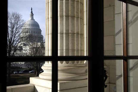A general view of the U.S. Capitol is seen from the Russell Senate Office Building in Washington, February 25, 2013. REUTERS/Jonathan Ernst A general view of the U.S. Capitol is seen from the Russell Senate Office Building in Washington, February 25, 2013. REUTERS/Jonathan Ernst