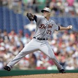 Drew Smyly pitched two scoreless innings for the Tigers. Drew Smyly pitched two scoreless innings for the Tigers.