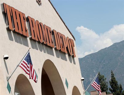 A sign outside The Home Depot store is pictured in Monrovia, California August 13, 2012. REUTERS/Mario Anzuoni A sign outside The Home Depot store is pictured in Monrovia, California August 13, 2012. REUTERS/Mario Anzuoni