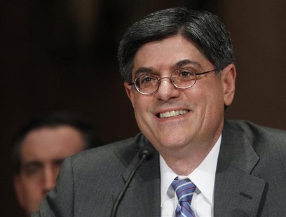 Jack Lew, U.S. President Barack Obama's nominee to lead the Treasury Department, appears before a Senate Finance Committee confirmation hear Jack Lew, U.S. President Barack Obama's nominee to lead the Treasury Department, appears before a Senate Finance Committee confirmation hear