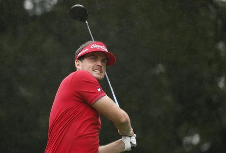 Keegan Bradley of the U.S. reacts to his tee shot on the sixth hole during the final round of the World Challenge golf tournament in Thousan Keegan Bradley of the U.S. reacts to his tee shot on the sixth hole during the final round of the World Challenge golf tournament in Thousan