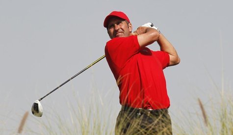 Jose Maria Olazabal of Spain watches the ball during the second round of the Commercial Bank Qatar Masters at the Doha Golf Club January 24, Jose Maria Olazabal of Spain watches the ball during the second round of the Commercial Bank Qatar Masters at the Doha Golf Club January 24,