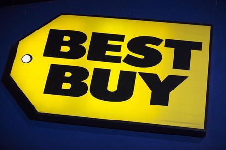 A Best Buy logo is seen during Thanksgiving Day in San Francisco, California, November 22, 2012. REUTERS/Stephen Lam A Best Buy logo is seen during Thanksgiving Day in San Francisco, California, November 22, 2012. REUTERS/Stephen Lam