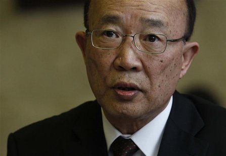 So Se Pyong, North Korea's ambassador to the U.N. in Geneva, addresses the Conference on Disarmament at the United Nations in Geneva Februar So Se Pyong, North Korea's ambassador to the U.N. in Geneva, addresses the Conference on Disarmament at the United Nations in Geneva Februar