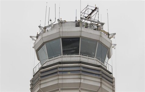 The main air traffic control tower at Reagan Washington National Airport is seen on March 24, 2011. REUTERS/Hyungwon Kang The main air traffic control tower at Reagan Washington National Airport is seen on March 24, 2011. REUTERS/Hyungwon Kang