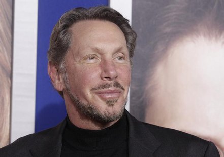 Larry Ellison, co-founder and CEO of Oracle Corporation, arrives at the premiere of "The Guilt Trip" starring Barbra Streisand and Seth Roge Larry Ellison, co-founder and CEO of Oracle Corporation, arrives at the premiere of "The Guilt Trip" starring Barbra Streisand and Seth Roge