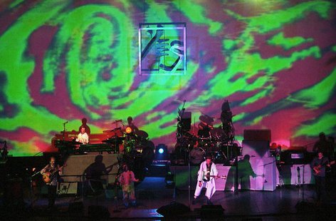 Legendary British rock band "Yes" performs in Bucharest in this file photo taken March 25, 2000. Reuters Legendary British rock band "Yes" performs in Bucharest in this file photo taken March 25, 2000. Reuters