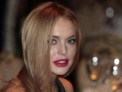 Actress Lindsay Lohan attends the White House Correspondents' Association annual dinner in Washington in this April 28, 2012 file photo. REU Actress Lindsay Lohan attends the White House Correspondents' Association annual dinner in Washington in this April 28, 2012 file photo. REU